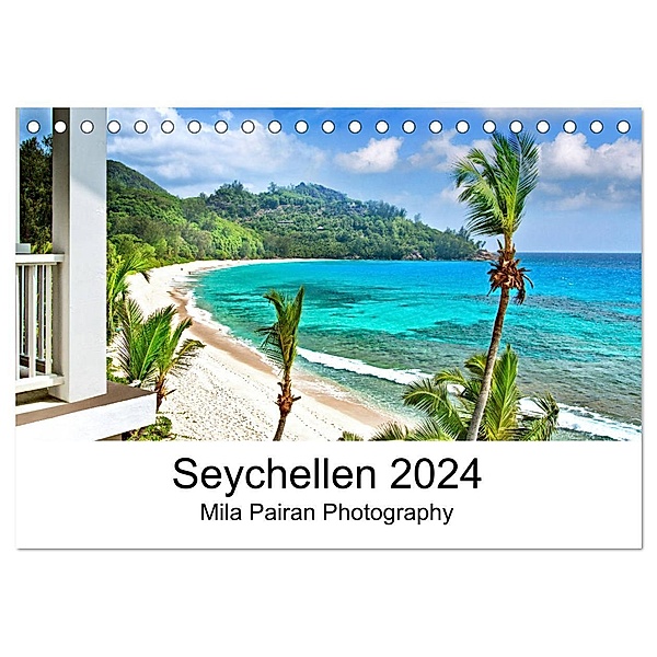 Seychellen Paradies 2024 (Tischkalender 2024 DIN A5 quer), CALVENDO Monatskalender, Mila Pairan