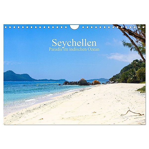 Seychellen - Paradis im indischen Ozean (Wandkalender 2024 DIN A4 quer), CALVENDO Monatskalender, Hupp Photography