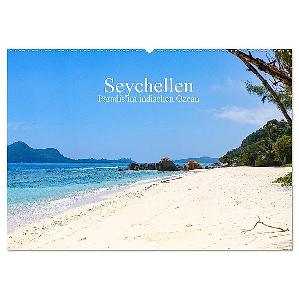 Seychellen - Paradis im indischen Ozean (Wandkalender 2024 DIN A2 quer), CALVENDO Monatskalender, Hupp Photography