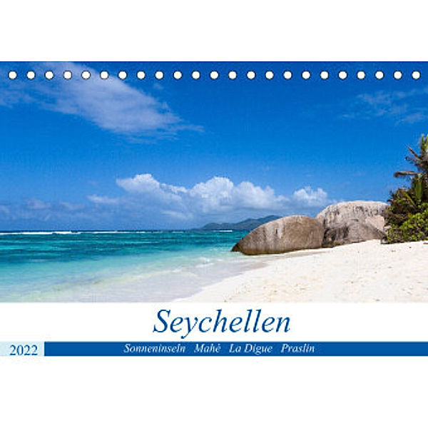 Seychellen. Sonneninseln - Mahé, La Digue, Praslin (Tischkalender 2022 DIN A5 quer), Andreas Weber - ArtOnPicture