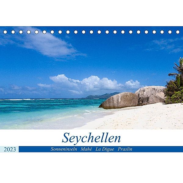 Seychellen. Sonneninseln - Mahé, La Digue, Praslin (Tischkalender 2023 DIN A5 quer), Andreas Weber - ArtOnPicture