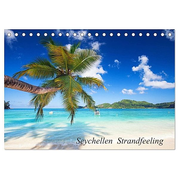 Seychellen Strandfeeling (Tischkalender 2024 DIN A5 quer), CALVENDO Monatskalender, Jenny Sturm