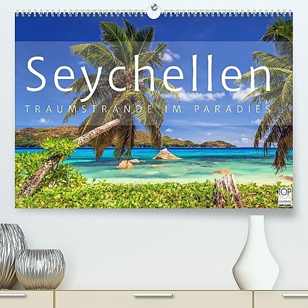 Seychellen Traumstrände im Paradies (Premium, hochwertiger DIN A2 Wandkalender 2023, Kunstdruck in Hochglanz), Patrick Rosyk