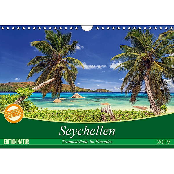 Seychellen - Traumstrände im Paradies (Wandkalender 2019 DIN A4 quer), Patrick Rosyk