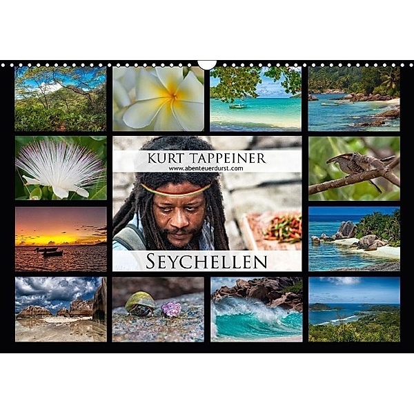 Seychellen (Wandkalender 2017 DIN A3 quer), Kurt Tappeiner