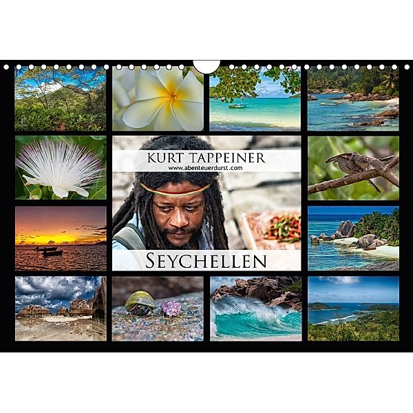 Seychellen (Wandkalender 2018 DIN A4 quer), Kurt Tappeiner