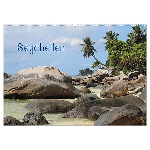 Seychellen (Wandkalender 2024 DIN A2 quer), CALVENDO Monatskalender, Anja & Horst Amrhein
