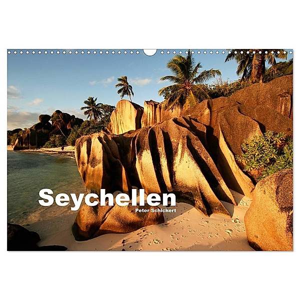 Seychellen (Wandkalender 2024 DIN A3 quer), CALVENDO Monatskalender, Peter Schickert