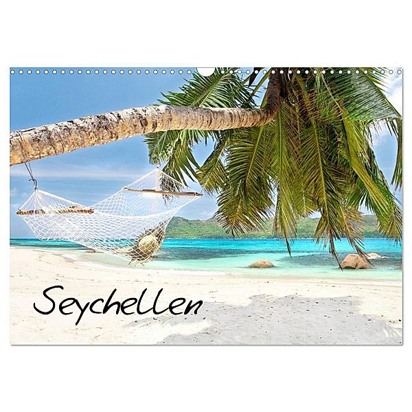 Seychellen (Wandkalender 2024 DIN A3 quer), CALVENDO Monatskalender, Jenny Sturm