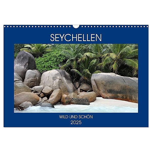 Seychellen - Wild und Schön (Wandkalender 2025 DIN A3 quer), CALVENDO Monatskalender, Calvendo, by denkmayrs