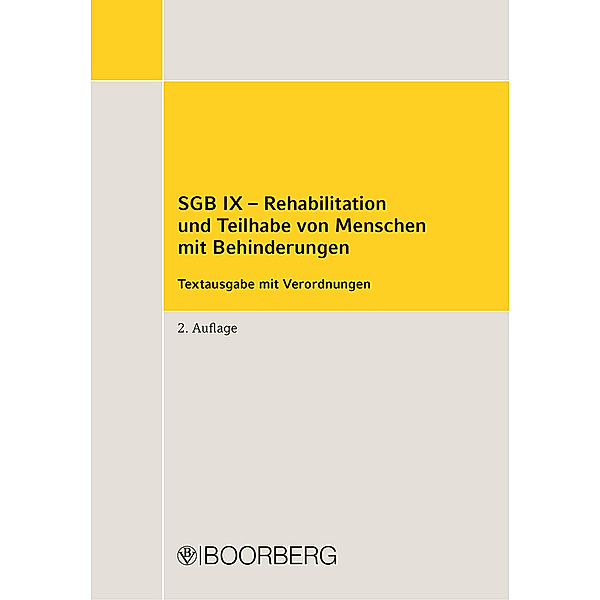SGB IX - Rehabilitation und Teilhabe von Menschen mit Behinderungen