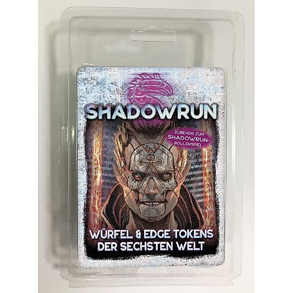 Pegasus Spiele Shadowrun, Würfel & Edge Tokens der Sechsten Welt (Spiel-Zubehör)