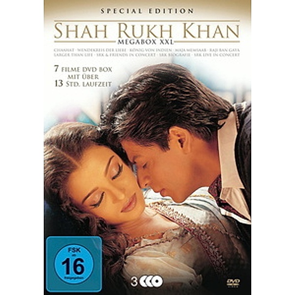 Shahrukh Khan: Megabox XXL, Shah Rukh Khan Box, 3DVD