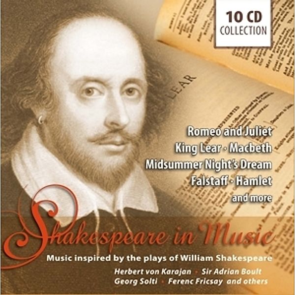 Shakespeare In Music-Inspired By The Plays Of W.S., Various, Karajan, Solti, Deller, Moffo, Gobbi