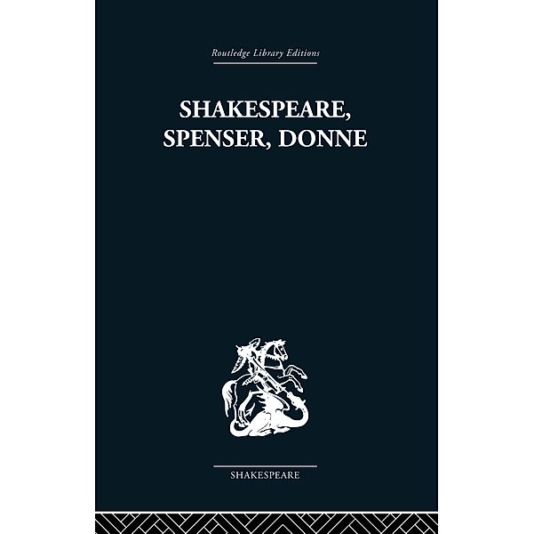 Shakespeare, Spenser, Donne, Frank Kermode