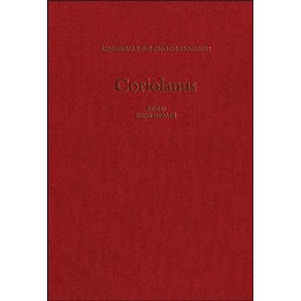 Shakespeare: The Critical Tradition: Coriolanus