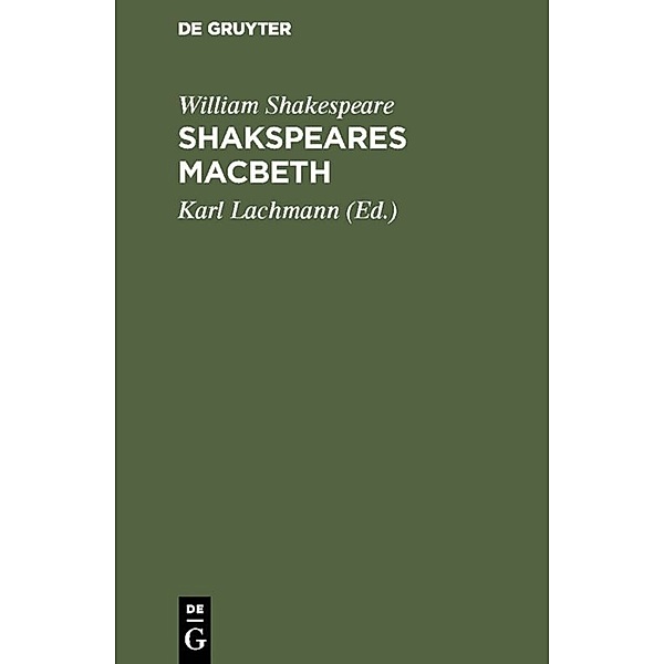Shakspeare's Macbeth, William Shakespeare