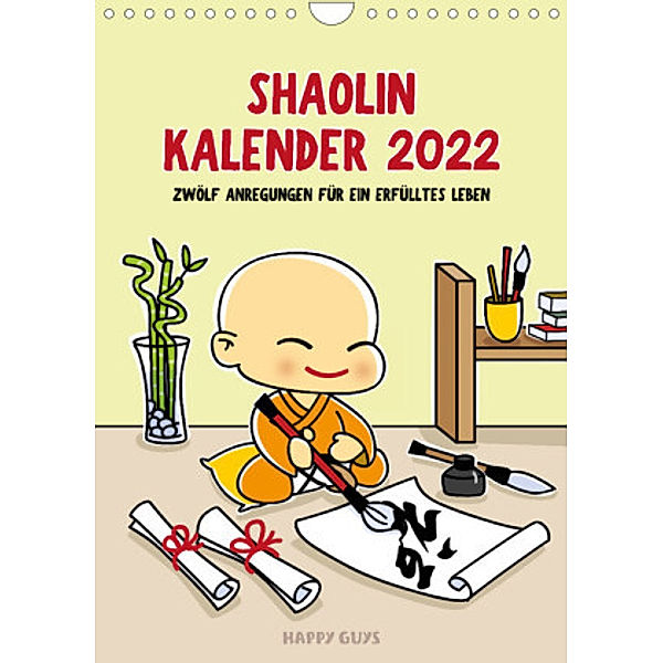 Shaolin Kalender 2022 (Wandkalender 2022 DIN A4 hoch), Irene Nemeth, Bernhard Moestl