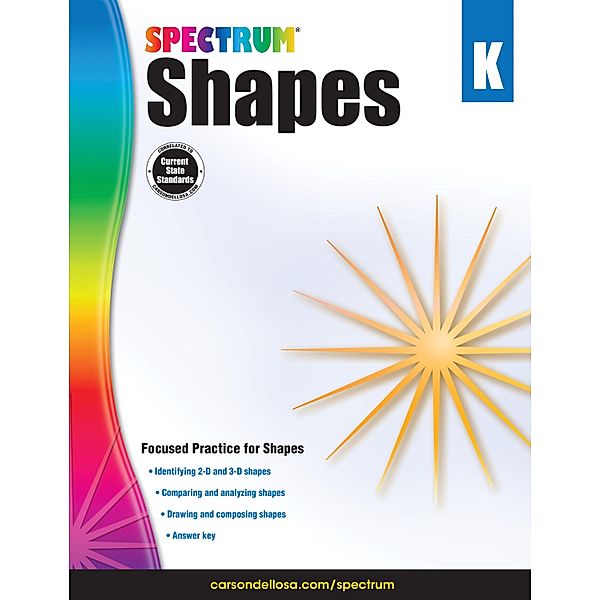 Shapes, Grade K / Spectrum, Spectrum, Carson-Dellosa Publishing