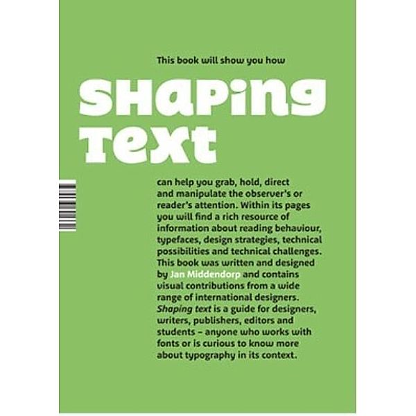 Shaping Text, Jan Middendorp