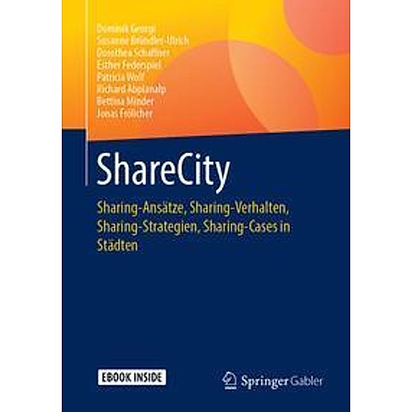 ShareCity, m. 1 Buch, m. 1 E-Book, Dominik Georgi, Susanne Bründler-Ulrich, Dorothea Schaffner