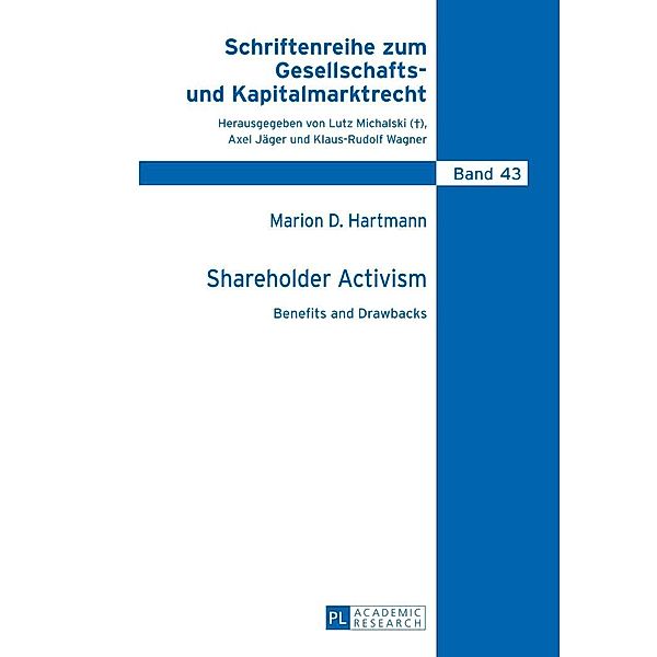 Shareholder Activism, Hartmann Marion Hartmann