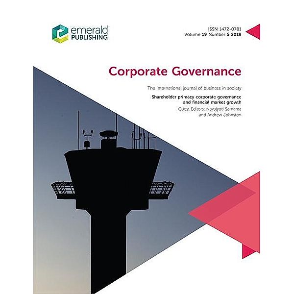 Shareholder Primacy Corporate Governance and Financial Market Growth