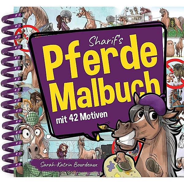 Sharif's Pferde-Malbuch, Sarah-Katrin Bourdeaux