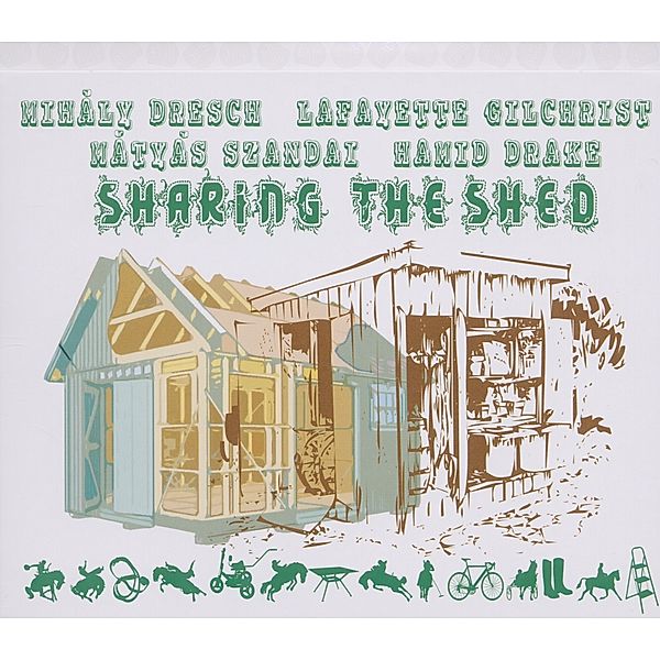 Sharing The Shed, Mihály Dresch, Hamid Drake, Gilchrist, Szandai