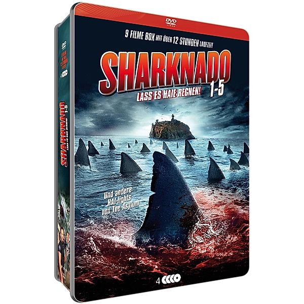 Sharknado 1-5 Limited Steelbook, Tara Reid, David Hasselhoff