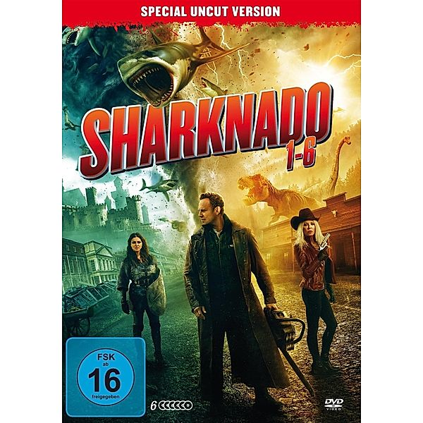 Sharknado 1-6 Uncut Edition, Tara Reid John Heard Ian Ziering