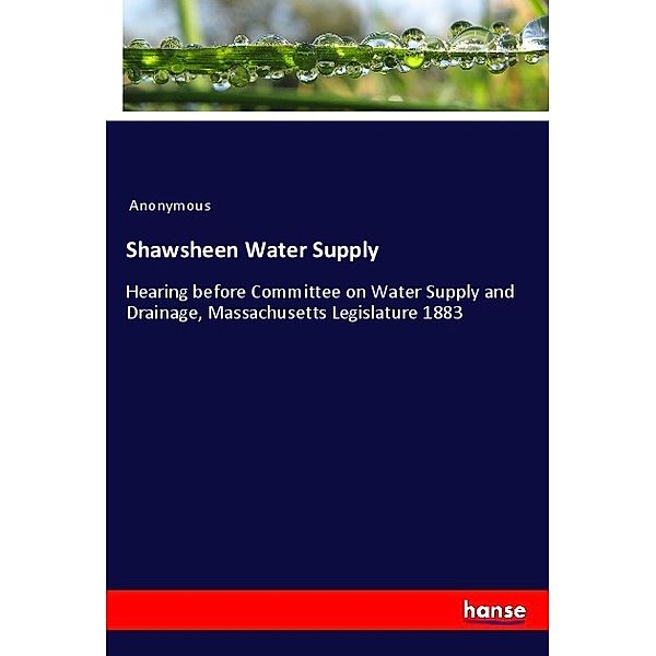 Shawsheen Water Supply, Anonym