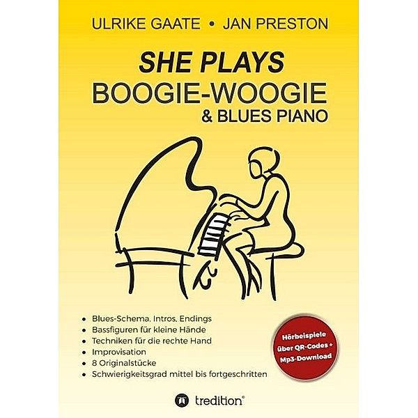 SHE Plays Boogie-Woogie & Blues Piano, Ulrike Gaate, Jan Preston