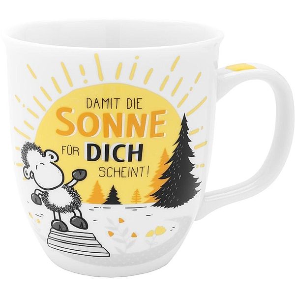 Sheepworld 47547 Tasse Sonne, Porzellan