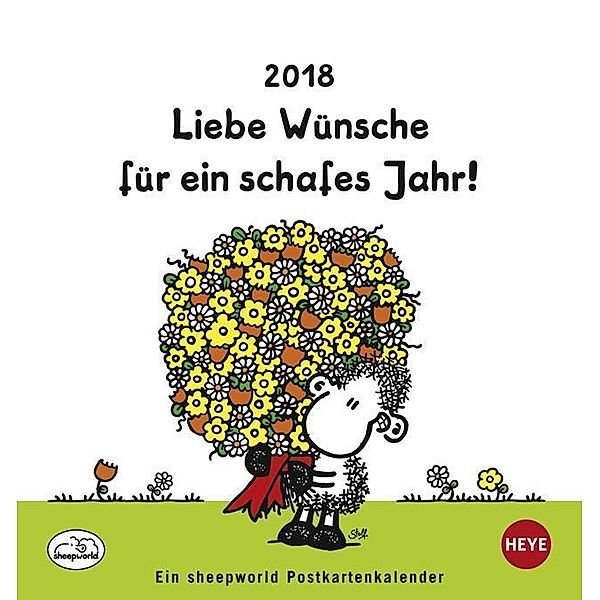 sheepworld Postkartenkalender - Liebe Wünsche für ein schafes Jahr! 2018