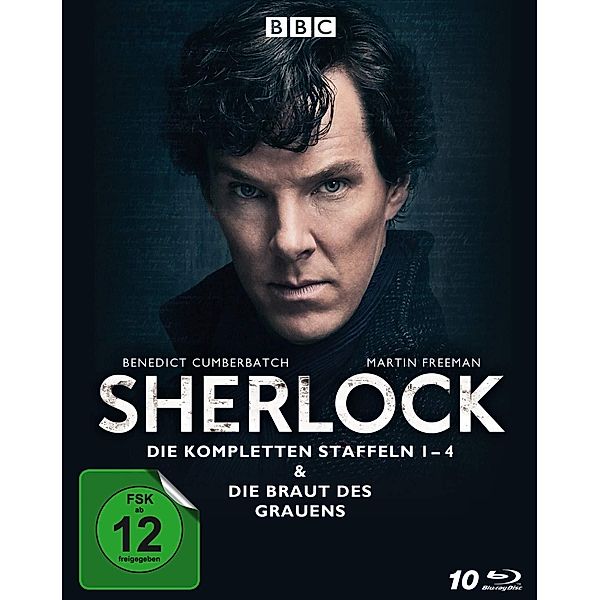 Sherlock - Die kompletten Staffeln 1-4 & Die Braut des Grauens, Steven Moffat, Arthur Conan Doyle, Mark Gatiss