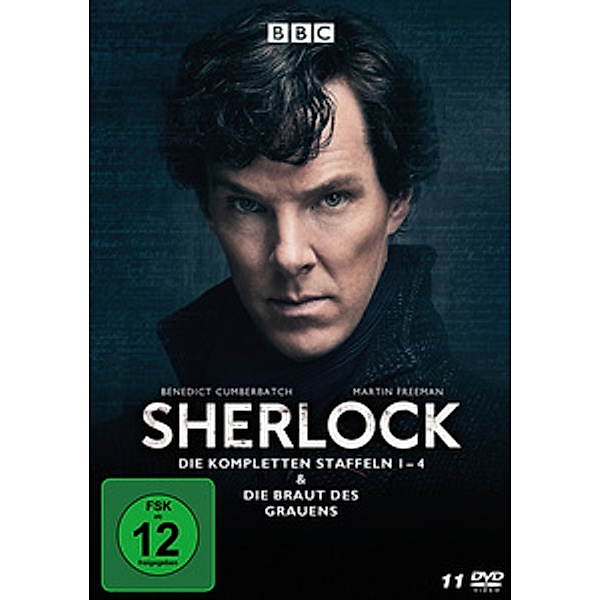 Sherlock - Die kompletten Staffeln 1-4 & Die Braut des Grauens, Arthur Conan Doyle