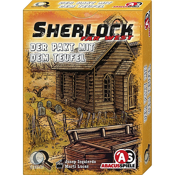 ABACUSSPIELE Sherlock Far West - Der Pakt mit dem Teufel (Spiel), Josep Izquierdo Sánchez, Lucas Martí