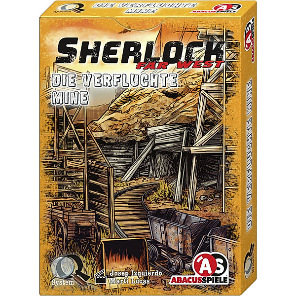 ABACUSSPIELE Sherlock Far West - Die verfluchte Mine (Spiel), Josep Izquierdo Sánchez, Lucas Martí