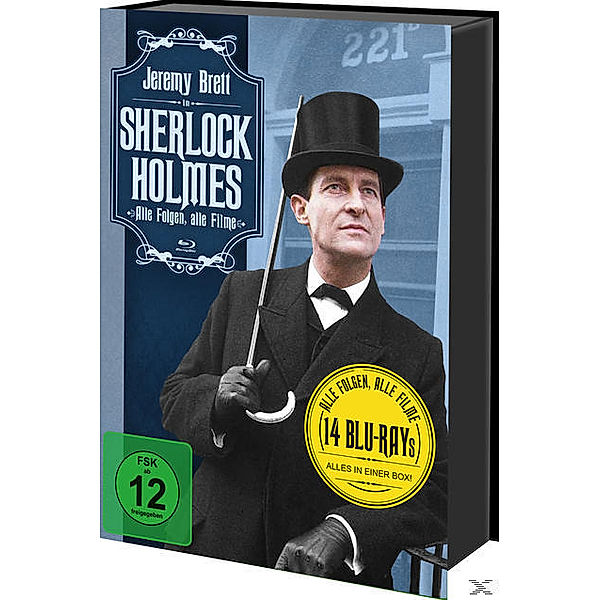 Sherlock Holmes - Alle Folgen, alle Filme BLU-RAY Box