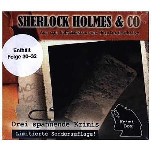 Sherlock Holmes & Co - Die Krimi Box, 3 Audio-CD, Sherlock Holmes & Co