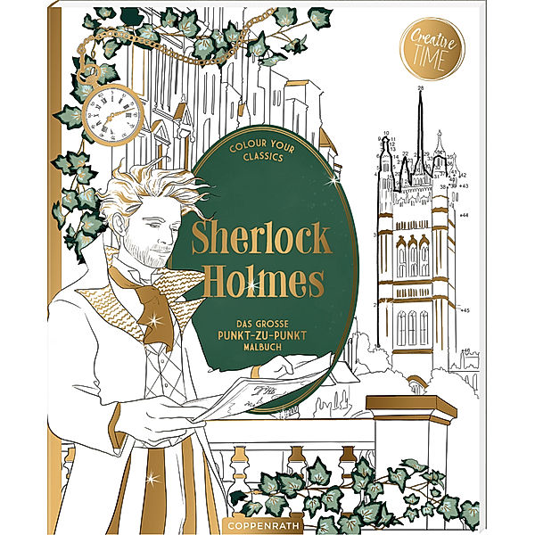 Sherlock Holmes - Das grosse Punkt-zu-Punkt-Malbuch