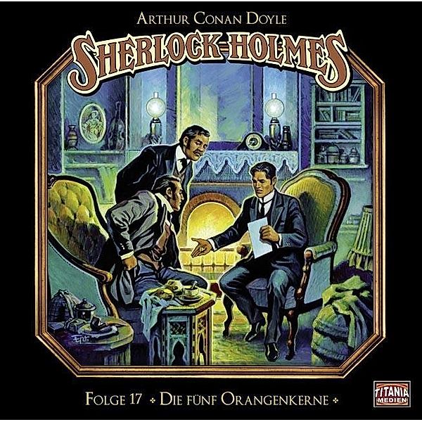 Sherlock Holmes - Die fünf Orangenkerne, 1 Audio-CD, Arthur Conan Doyle