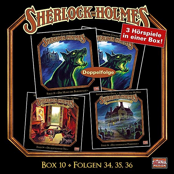 Sherlock Holmes - Die geheimen Fälle des Meisterdetektivs - 10 - Folgen 34, 35, 36, Arthur Conan Doyle, Marc Gruppe