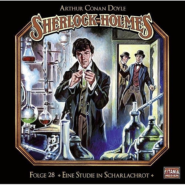 Sherlock Holmes - Eine Studie in Scharlachrot, 2 Audio-CD, Arthur Conan Doyle