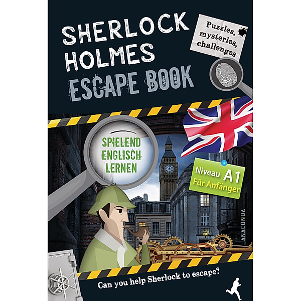 Sherlock Holmes Escape Book. Spielend Englisch lernen - für Anfänger Sprachniveau A1, Gilles Saint-Martin