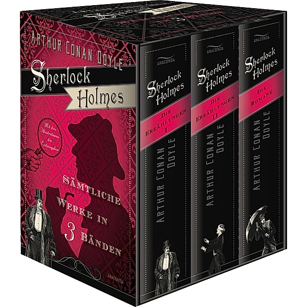 Sherlock Holmes - Sämtliche Werke, 3 Bde., Arthur Conan Doyle