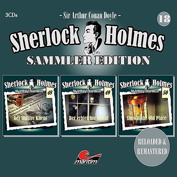 Sherlock Holmes Sammler Edition.Box.18,3 Audio-CD, Arthur Conan Doyle