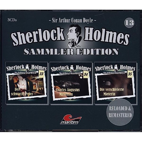 Sherlock Holmes Sammler Edition.Folge.13,3 Audio-CD, Arthur Conan Doyle