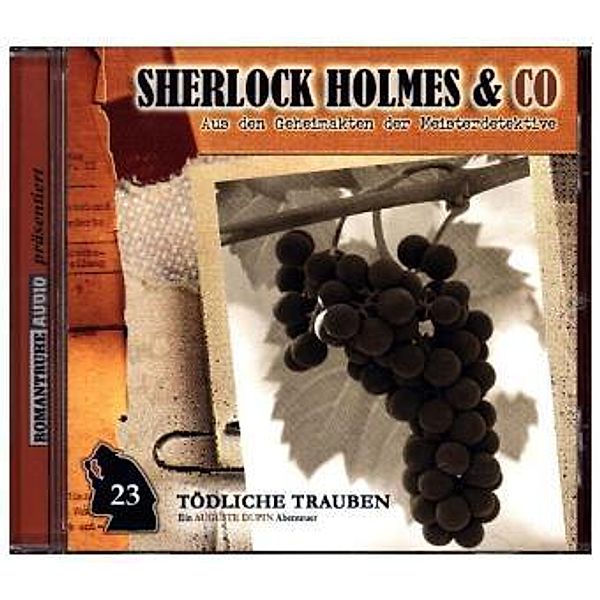 Sherlock Holmes - Tödliche Trauben, 1 Audio-CD, Edgar Allan Poe